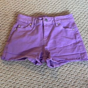 Tractr Jean shorts purple size 8girls